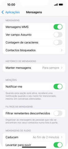 Para voltar ao ecrã inicial, deslize o dedo de baixo para cima a partir da base do ecrã.