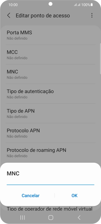 Introduza 01 e prima OK.