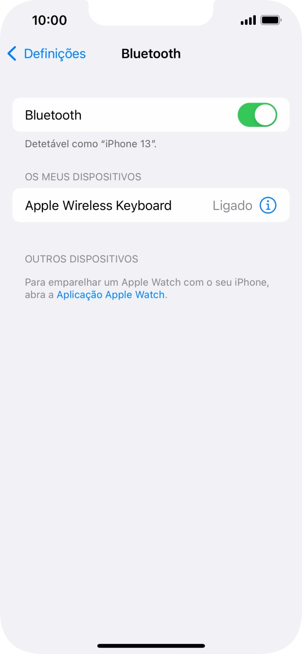 Para voltar ao ecrã inicial, deslize o dedo de baixo para cima a partir da base do ecrã.