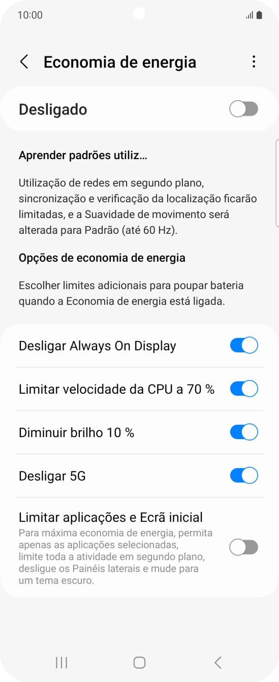 Prima os indicadores  junto das definições pretendidas.