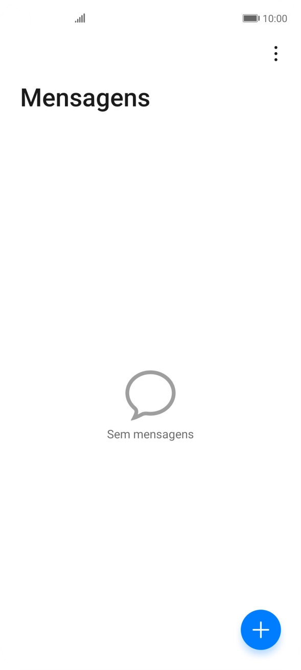 Prima o ícone de nova mensagem.