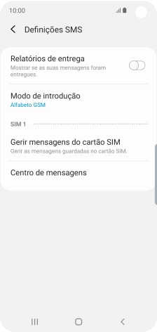 Prima Centro de mensagens.