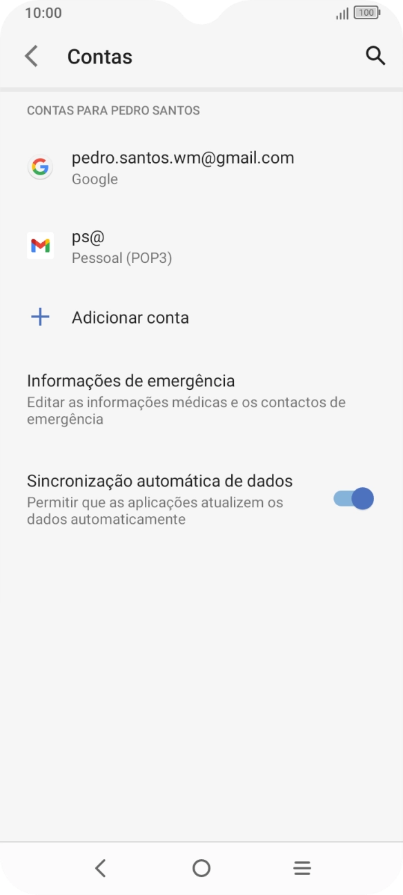 Prima a tecla de início para terminar e voltar ao ecrã inicial.