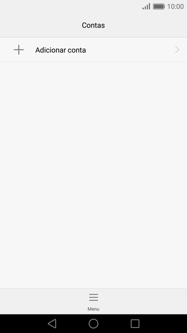 Prima Adicionar conta.