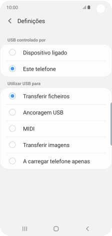 Prima Transferir ficheiros para ativar a função.