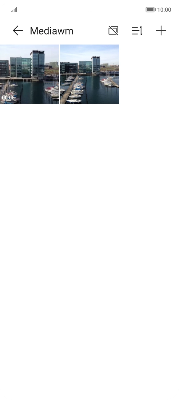 Prima durante um momento uma imagem ou um clipe de vídeo.