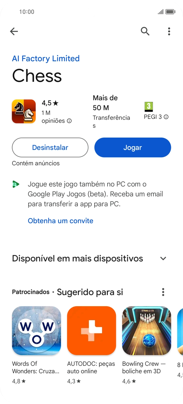 Para voltar ao ecrã inicial, deslize o dedo de baixo para cima a partir da base do ecrã.