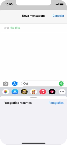 Prima Fotografias e vá até à pasta pretendida.