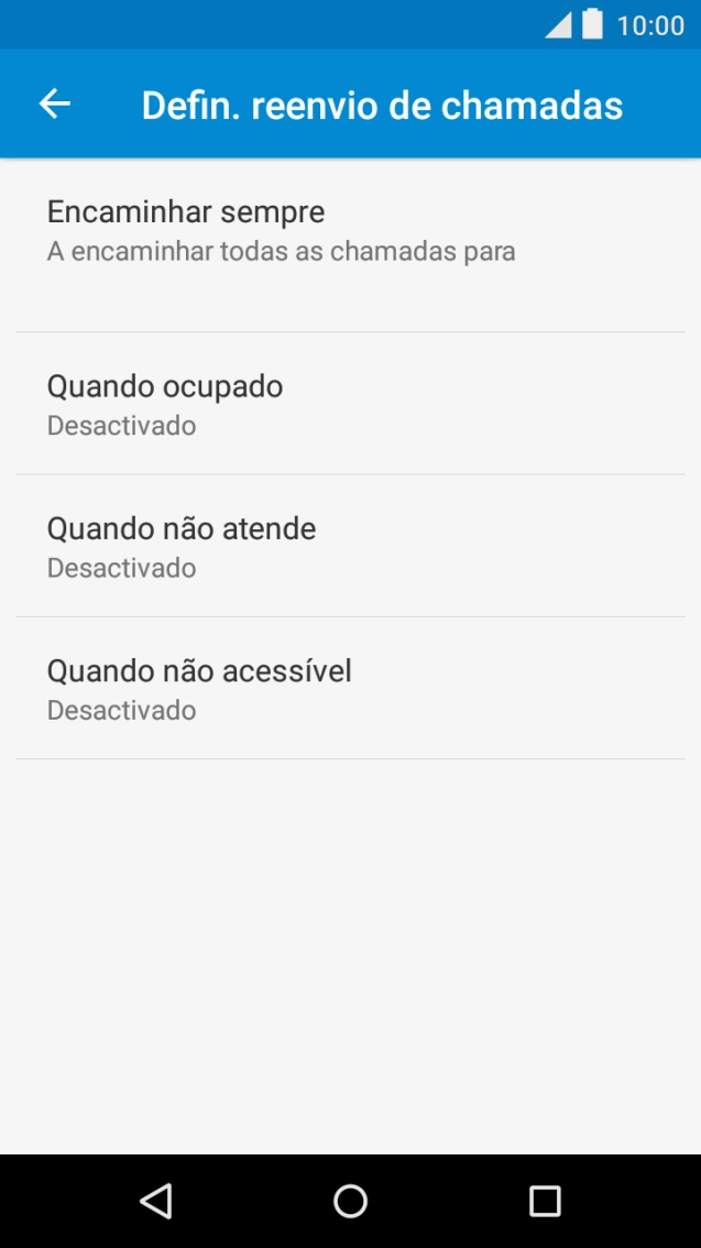 Prima a tecla de início para terminar e voltar ao ecrã inicial.