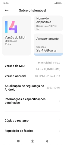 Prima Reposição de fábrica.