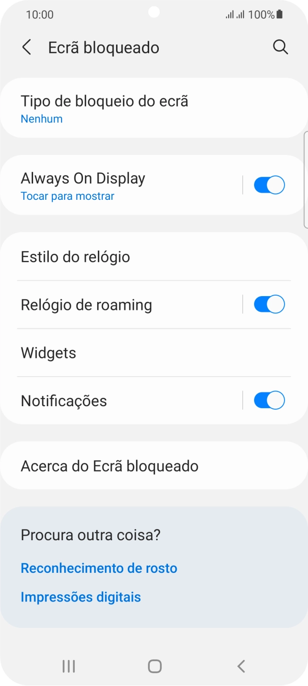 Prima a tecla de início para terminar e voltar ao ecrã inicial.