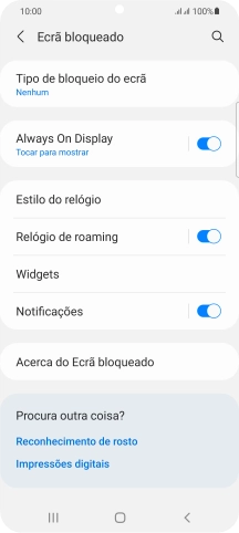 Prima a tecla de início para terminar e voltar ao ecrã inicial.