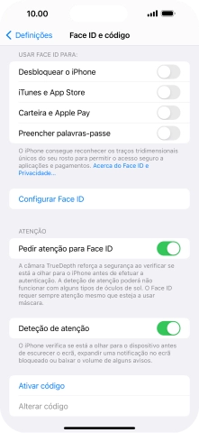 Prima Configurar Face ID.