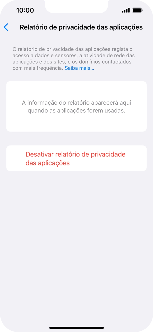 Para voltar ao ecrã inicial, deslize o dedo de baixo para cima a partir da base do ecrã.