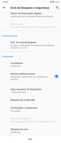 Prima Bloqueio do cartão SIM.