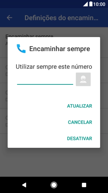 Prima DESATIVAR.