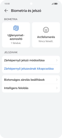 Válaszd a Zárképernyő jelszavának kikapcsolása lehetőséget, és írd be az extra képernyőzárkódot, amit korábban már beállítottál.