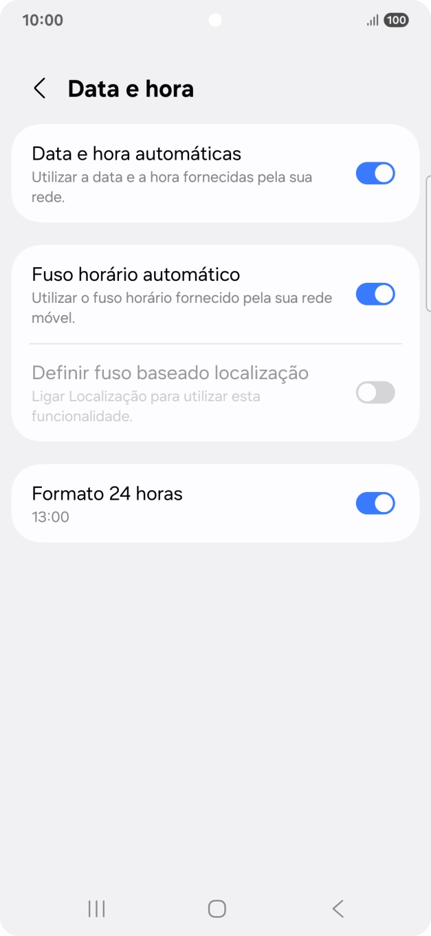 Prima a tecla de início para terminar e voltar ao ecrã inicial.