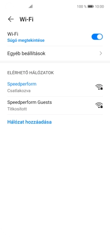 Húzd az ujjad felfelé a kijelző aljáról, hogy visszatérj a kezdőképernyőhöz.