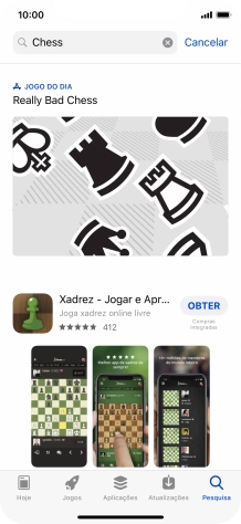 Prima a app pretendida.