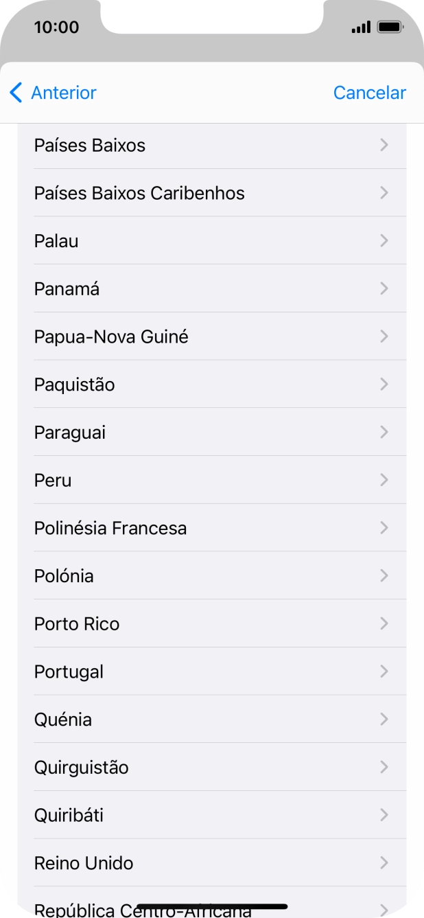 Prima o país pretendido.