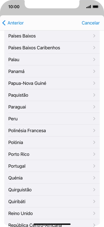 Prima o país pretendido.