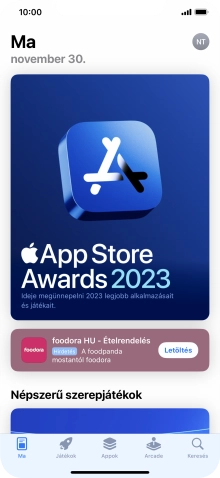 Válaszd a Keresés lehetőséget.