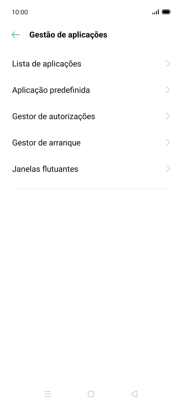 Prima Gestor de autorizações.