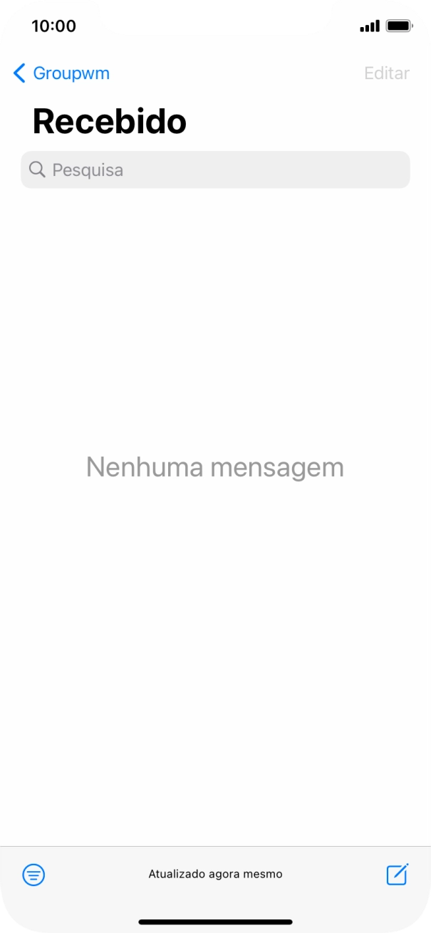 Prima a seta para a esquerda.