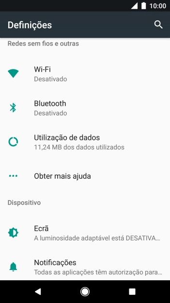 Prima Obter mais ajuda.