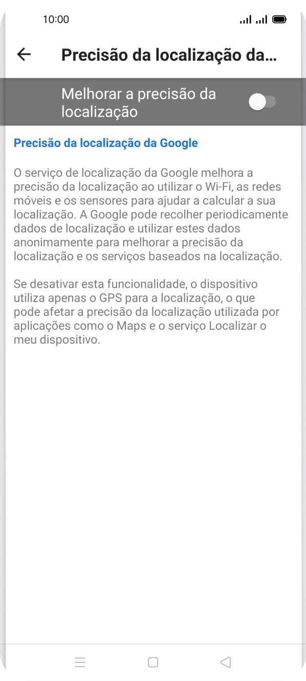 Se premir o indicador junto a 