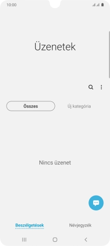 Kattints a menü ikonra.