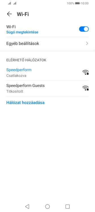 A befejezéshez, és ahhoz, hogy visszatérhess a főképernyőhöz, nyomd meg a főgombot.