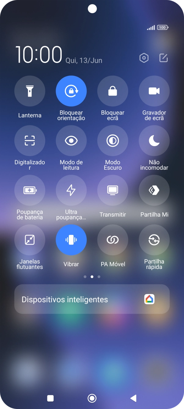 Prima Poupança de bateria para ativar a função.
