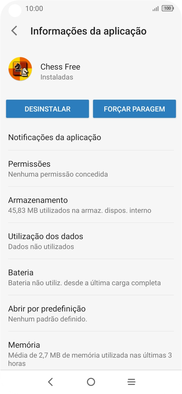 Prima Notificações da aplicação.