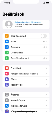 Válaszd a Bejelentkezés az iPhone-ra lehetőséget.