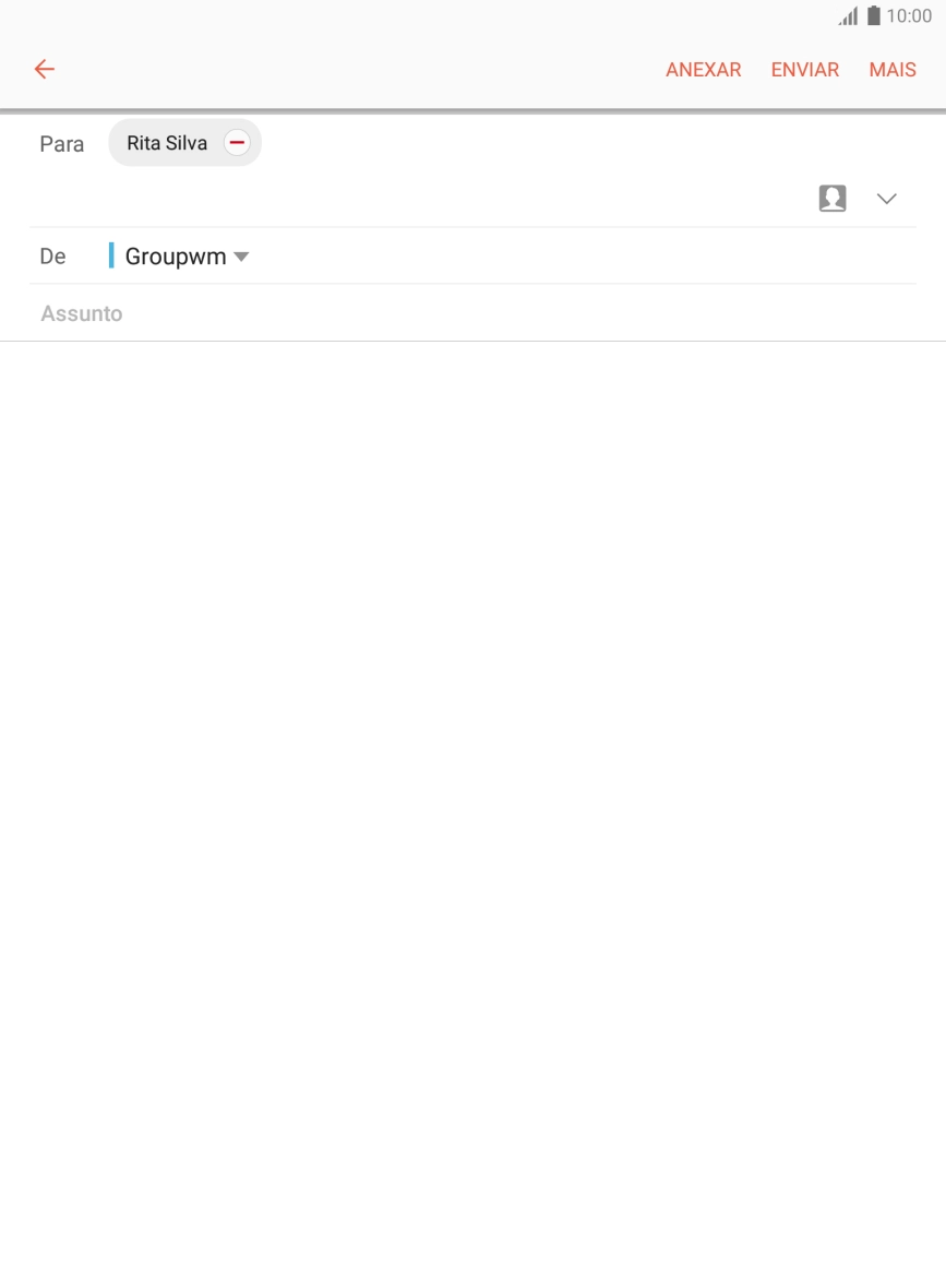 Prima Assunto e introduza o assunto pretendido.