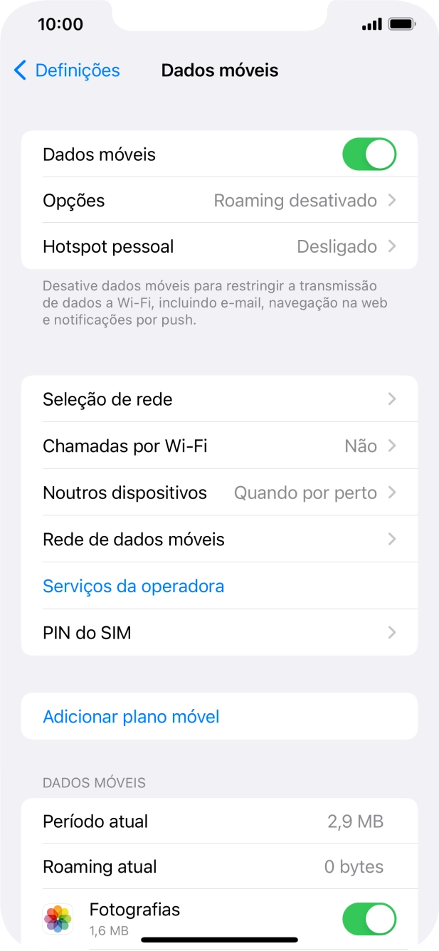 Prima Rede de dados móveis.