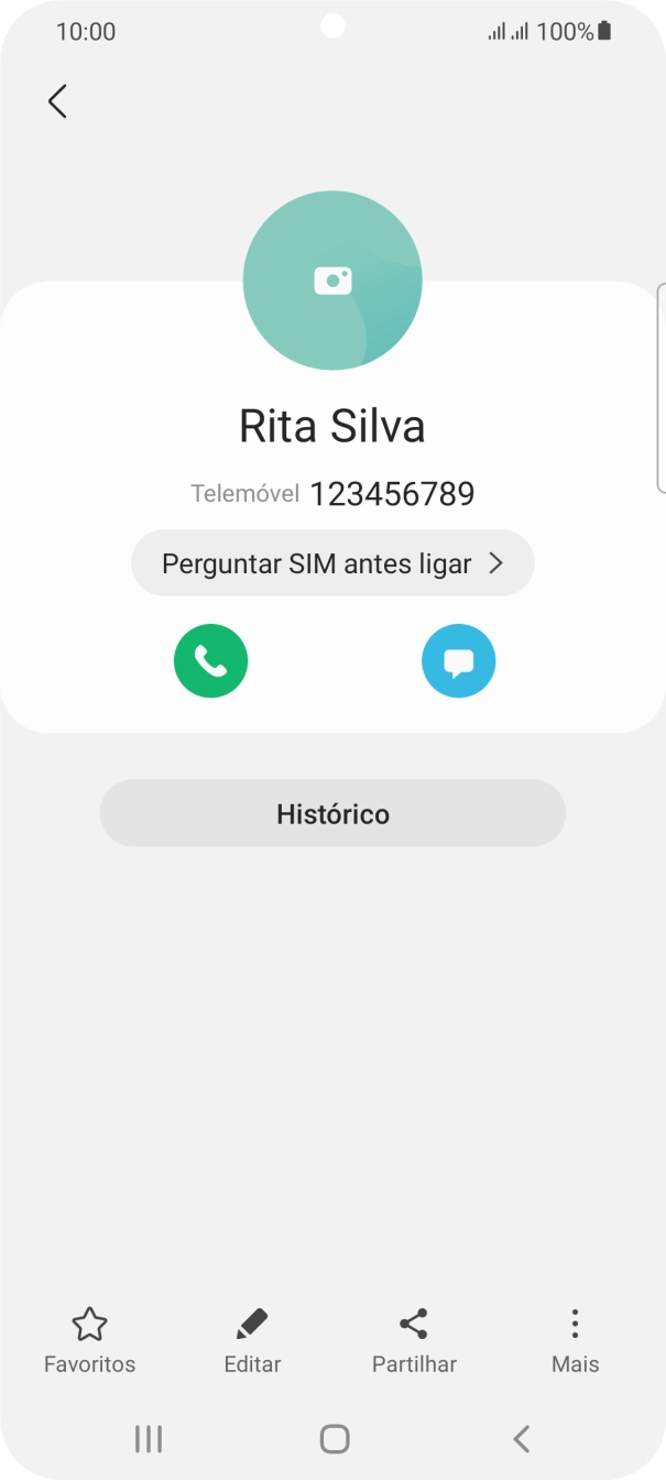 Prima a tecla de início para terminar e voltar ao ecrã inicial.