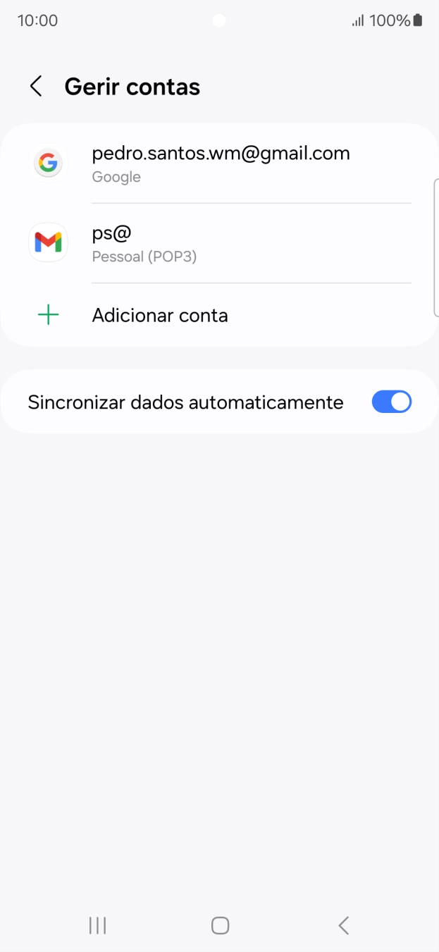 Prima a tecla de início para terminar e voltar ao ecrã inicial.