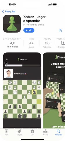 Para voltar ao ecrã inicial, deslize o dedo de baixo para cima a partir da base do ecrã.