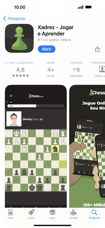 Para voltar ao ecrã inicial, deslize o dedo de baixo para cima a partir da base do ecrã.