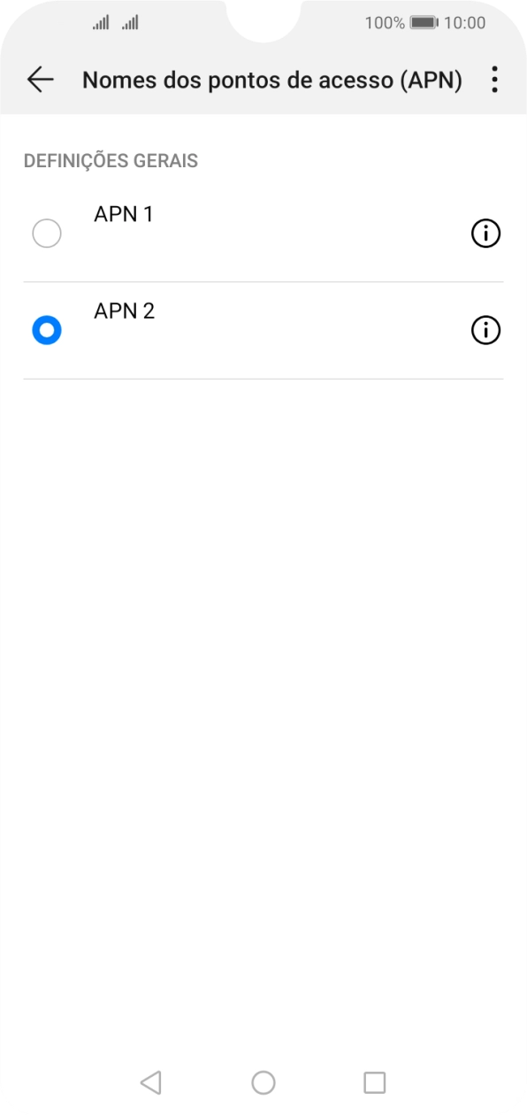 Prima a tecla de início para terminar e voltar ao ecrã inicial.