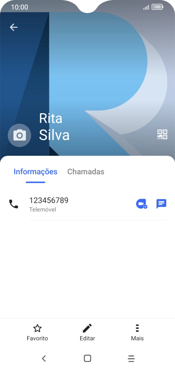 Prima a tecla de início para terminar e voltar ao ecrã inicial.