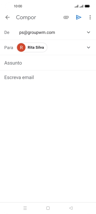 Prima Assunto e introduza o assunto pretendido.