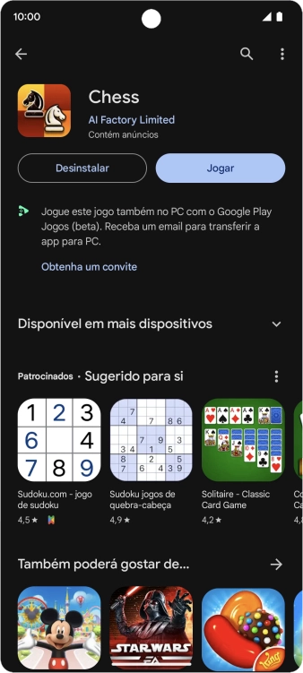 Para voltar ao ecrã inicial, deslize o dedo de baixo para cima a partir da base do ecrã.