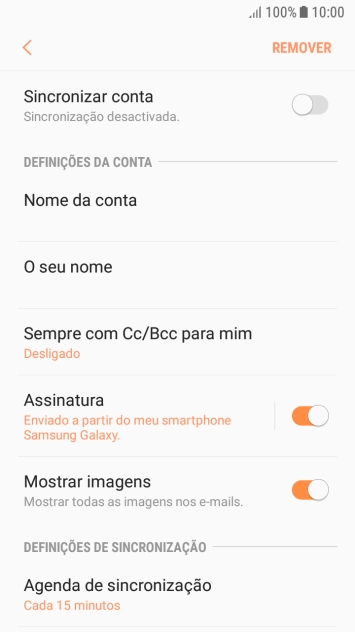 Prima O seu nome.