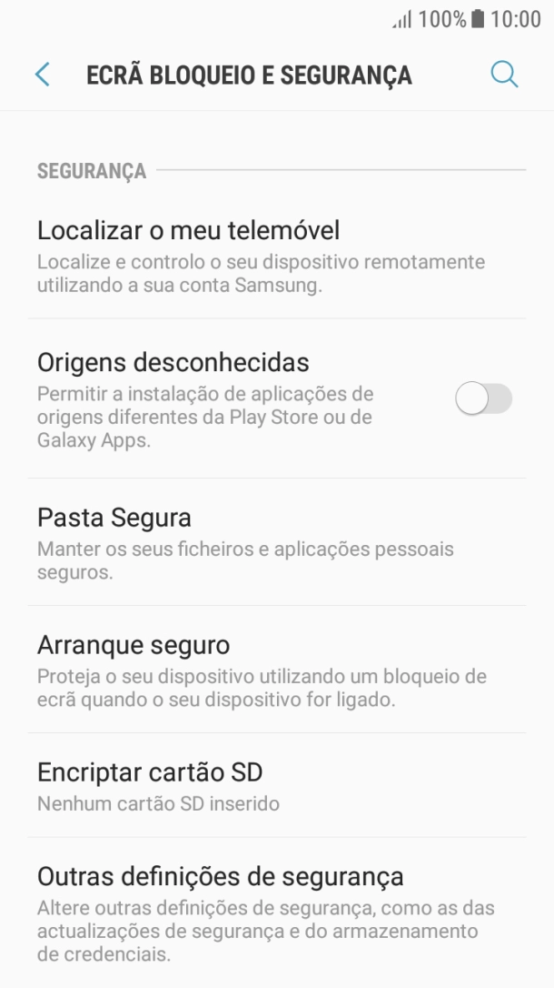 Prima Outras definições de segurança.
