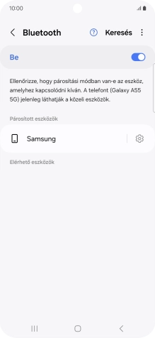 A befejezéshez, és ahhoz, hogy visszatérhess a főképernyőhöz, nyomd meg a főgombot.