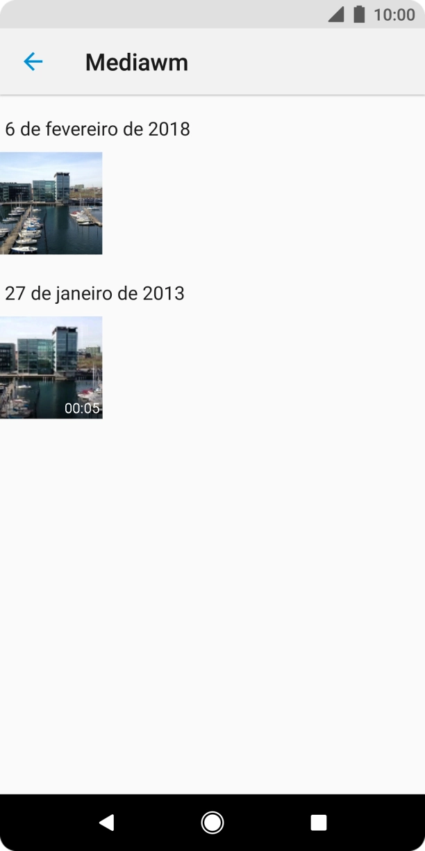 Prima durante um momento uma imagem ou um clipe de vídeo.